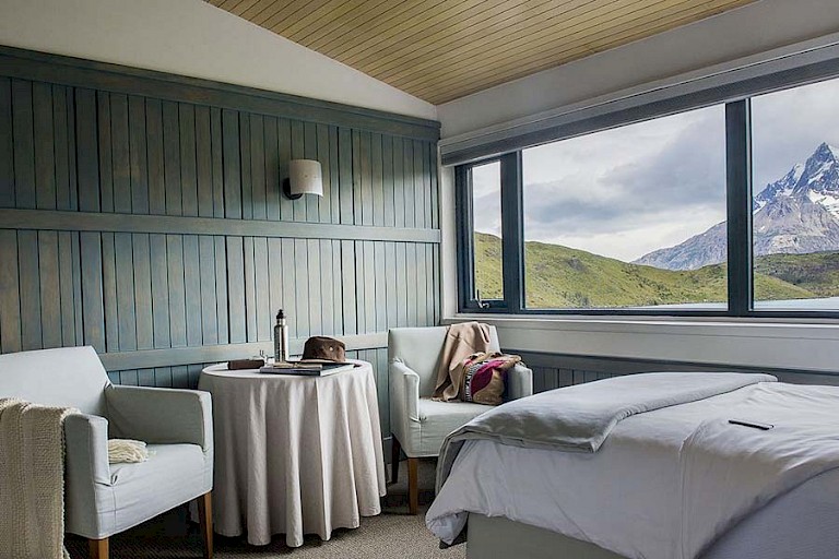 Corderilla Painekamer in Explora en Patagonia. NP Torres del Paine, Chili.