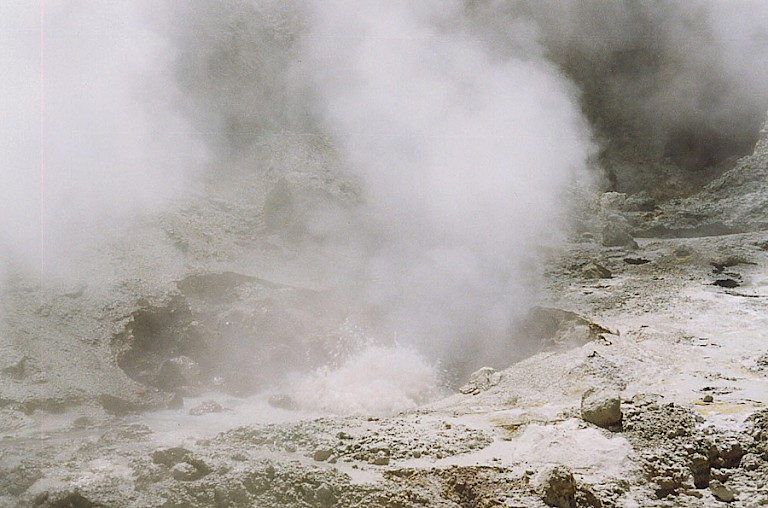 Warme bronnen bij Puyehue, Chili