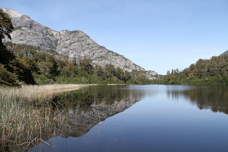 Stilleven bij het schiereiland Llao Llao.