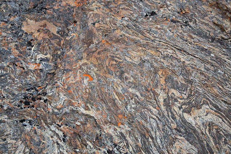 Mooie geologische lagen op Devon.