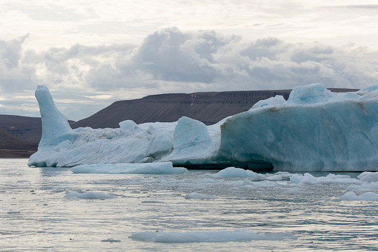 Gestrande ijsbergen bij Ilulissat.