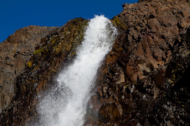 Waterval in de Romerfjord.