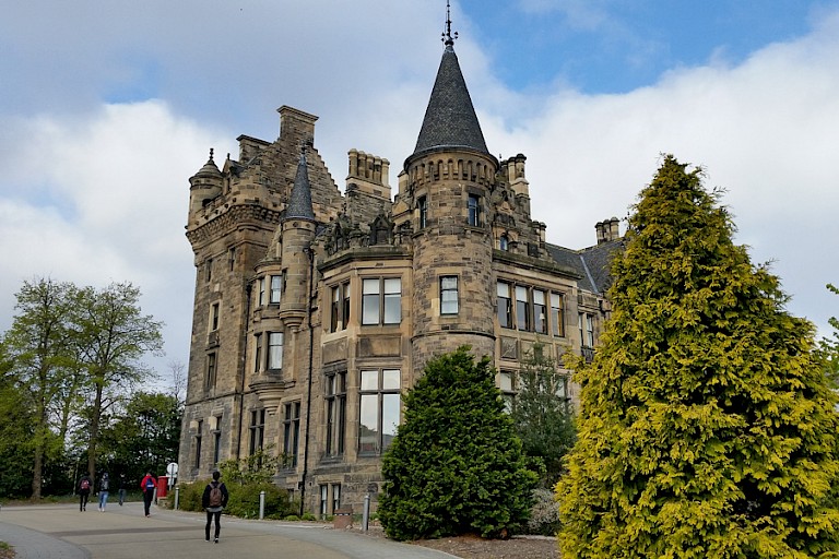 Kenmerkend gebouw in Edinburgh, Schotland.