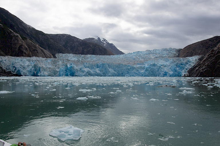 Één van de gletsjers in Glacier Bay, Inside Passage, Alaska.