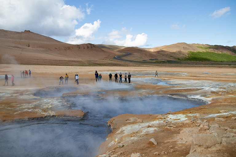 Het geothermische gebied Namaskarð.