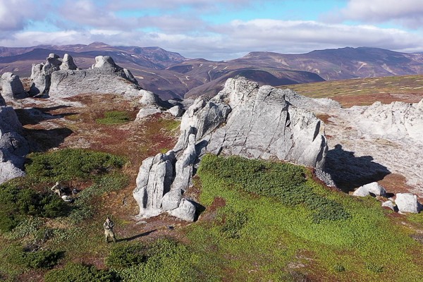 Kamenny Gorodok, geologisch fenomeen bij Pauzetka.