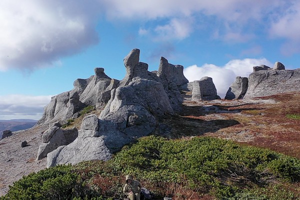 Stenen Stad (Kamenny Gorodok) bij Pauzethka.