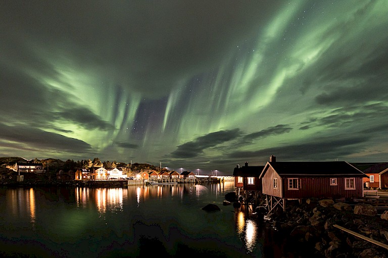En misschien nog een avond/nacht met een prachtig noorderlicht spektakel. (Svolvær).