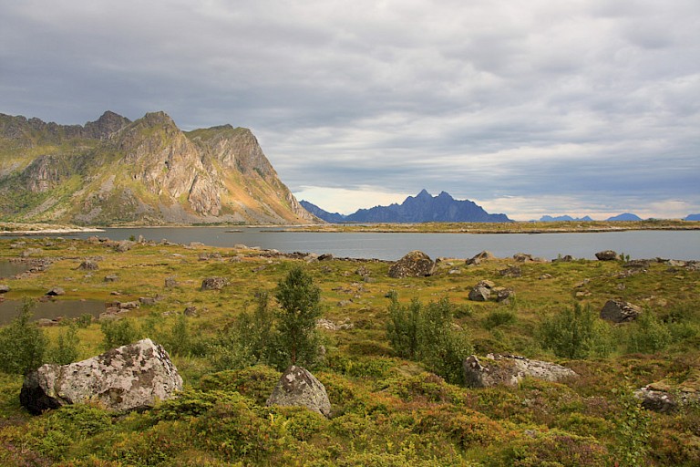 Omgeving van Svolvær, heerlijk om te wandelen.