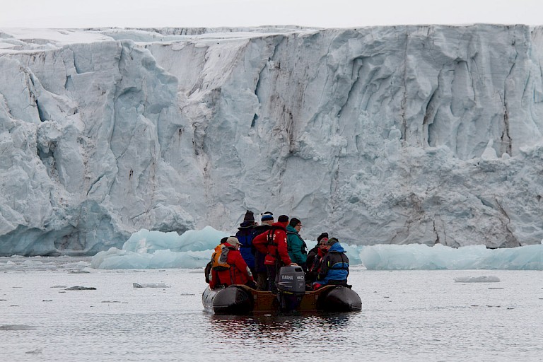 Zodiactocht in de Hornsund.