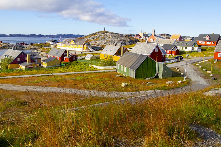 Het oude gedeelte van Nuuk