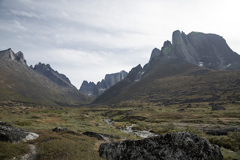 Aan land in de Tasermiutfjord