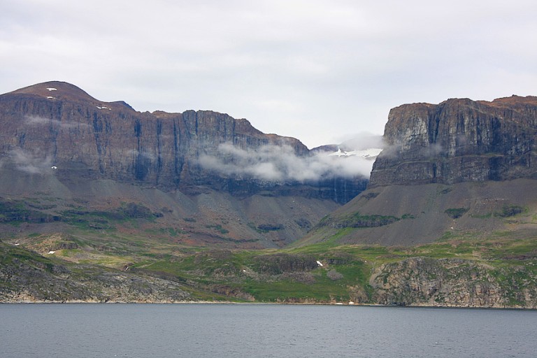 Het landschap van de Torngat Mountains (Labrador).