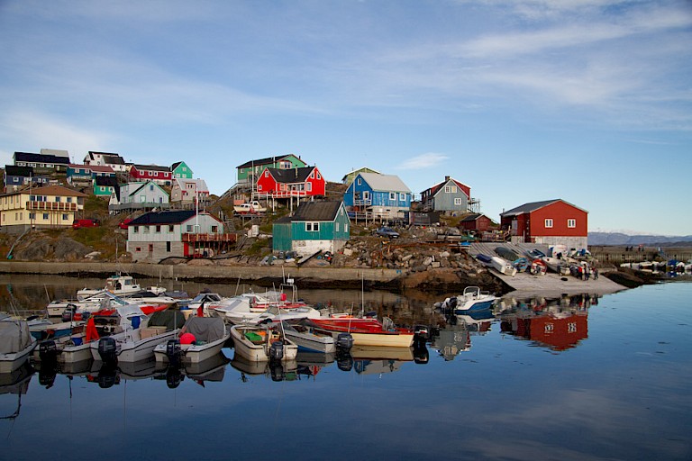 Het haventje van Maniitsoq.