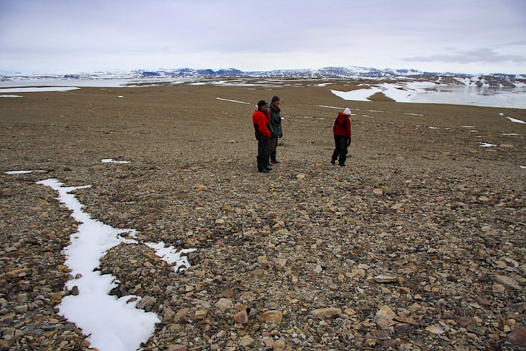 Wandelen op Nordaustlandet.