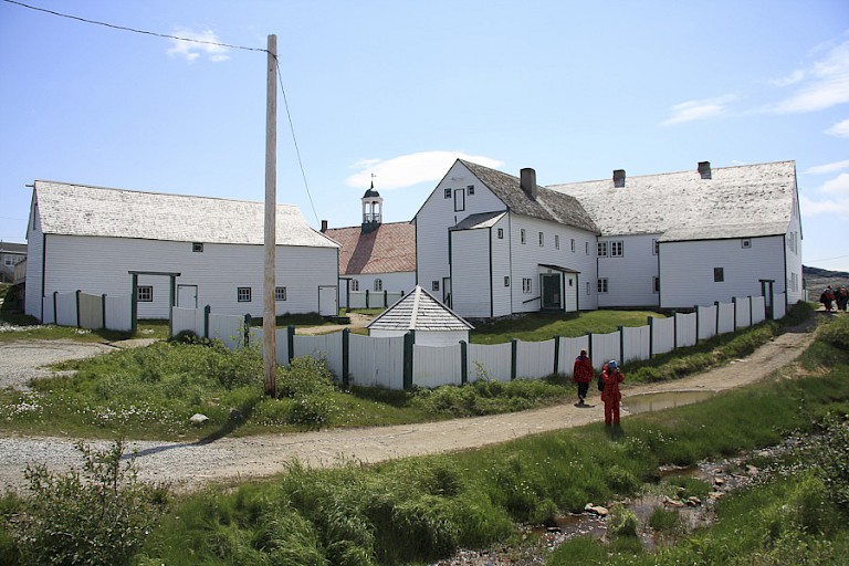 Moravische kerk in Hopedale.