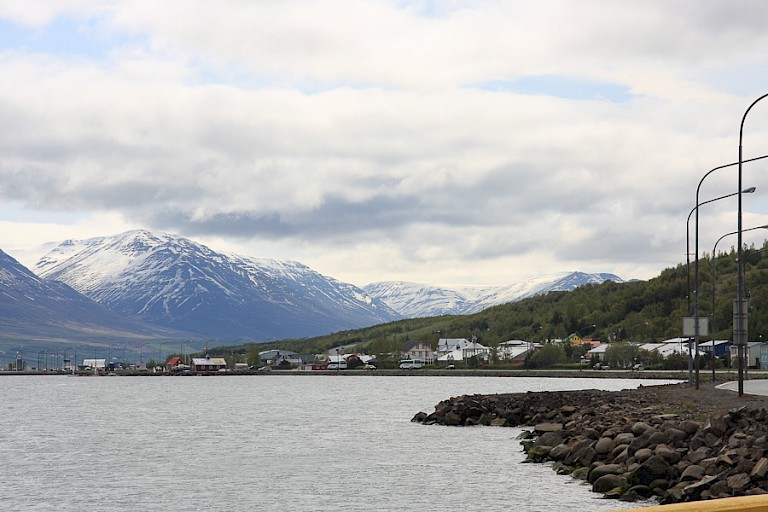 Vertrek vanuit Akureyri (IJsland)