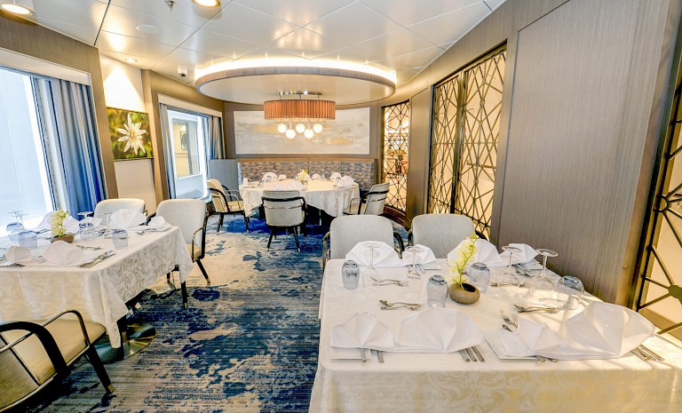 Privé deel van het restaurant