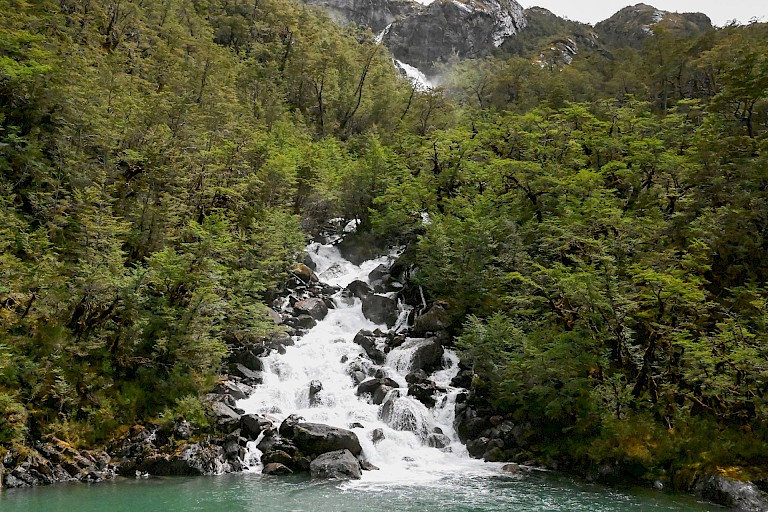 Waterval in Fiordo Calvo