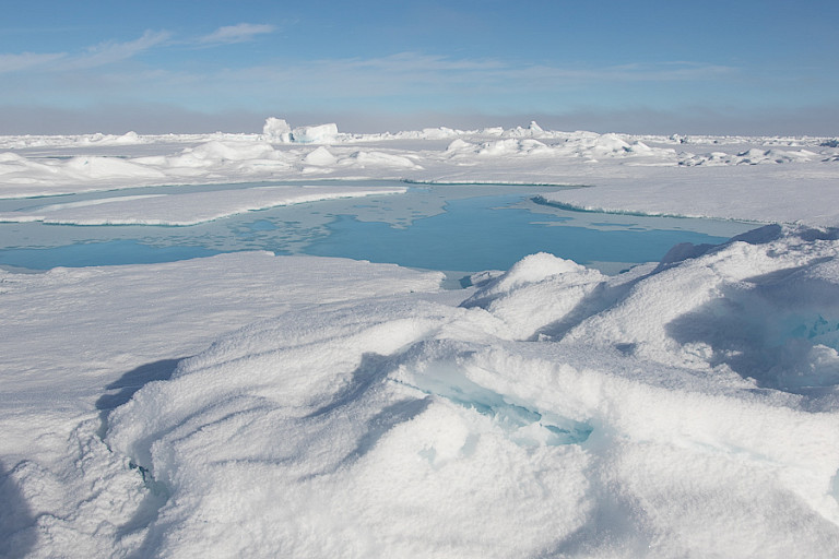 De oneindige ijsvlakte.