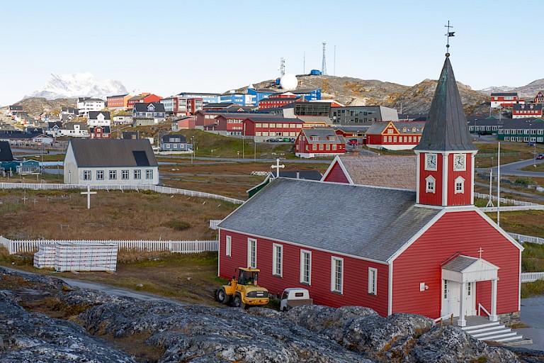 Nuuk, de kleinste hoofdstad ter wereld.