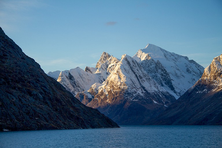 Ingang van de Evighedsfjord.