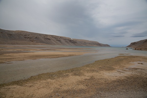 Wandeling bij Jackson Inlet.