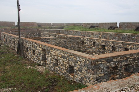 Uit de tijd van Hudson's Bay Company, het Prince of Wales Fort.