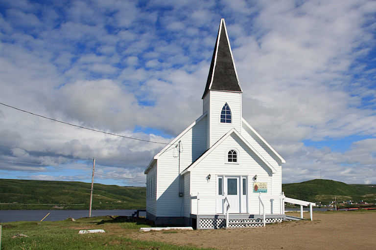 Kerk van Red Bay.