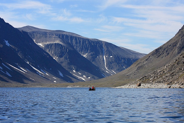 Zodiactocht in het Torngat Mountains NP.