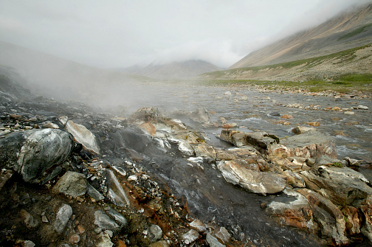 Gil’mimyl Hot Springs, Tsjoektsjen, Oost-Rusland. Foto: Henny Miltenburg.