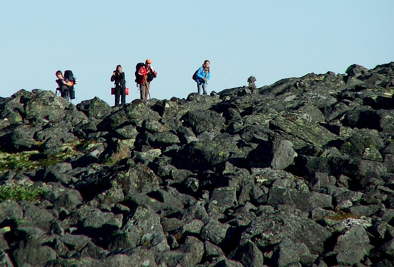 Wandelen in de Khibiny Toendra.