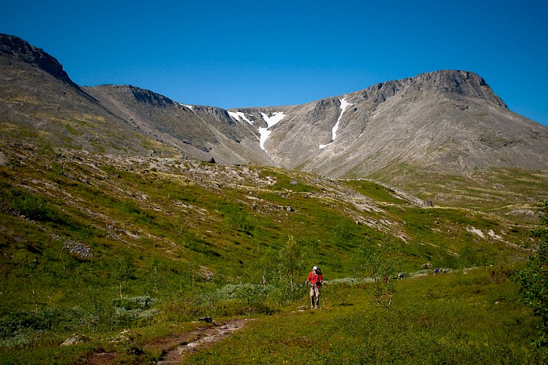 Dal van de Meridianbeek, Khibiny Toendra.