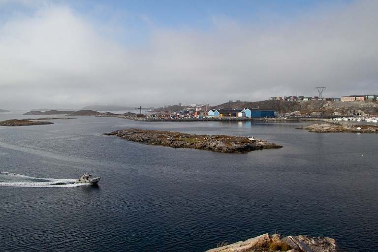 De haven van Maniitsoq.