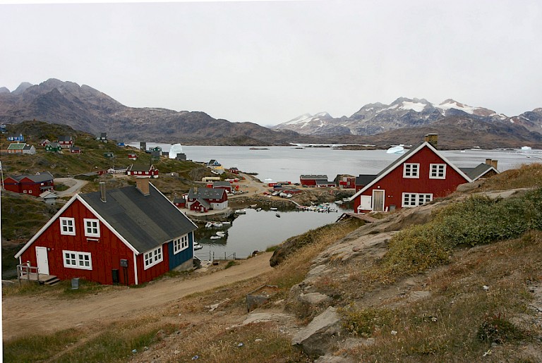 De binnenhaven van Tasiilaq.