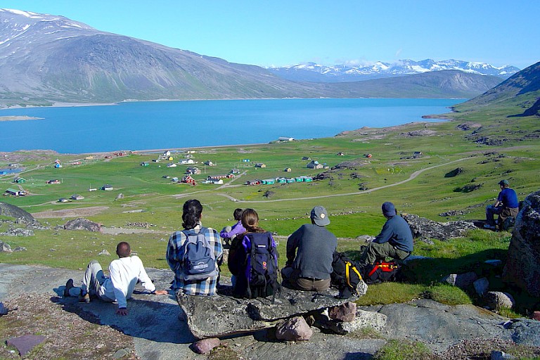Uitzicht op Igaliku.