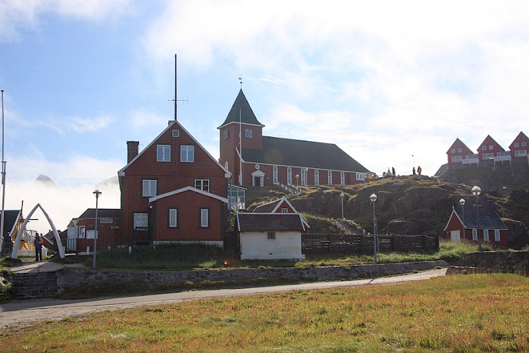 Centrale plein van Sisimiut.