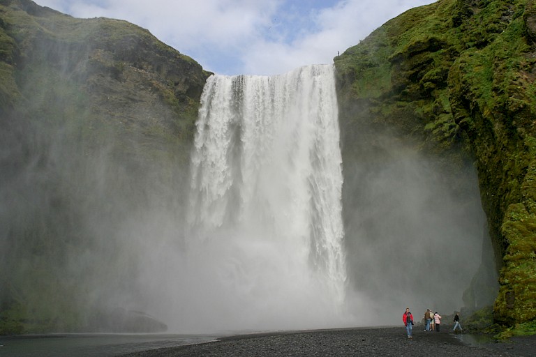 Skógafoss, Zuid-IJsland.