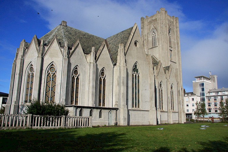Landakotskirkja, katholieke kerk in Reykjavík.
