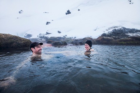 Cross-country skitocht Landmannalaugar IJsland. Foto IMG.