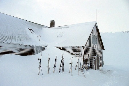 De berghut. Skitrekking over de Sprengisandur. Foto: IMG.