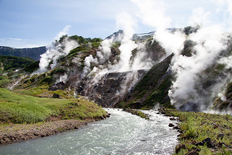 Geiservallei in het Kronotskiy NP.