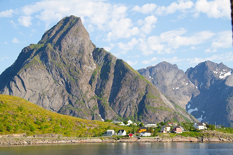 Het landschap van de Lofoten.