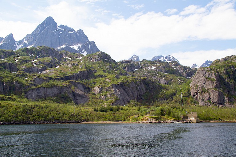 Achterin de Trollfjord.