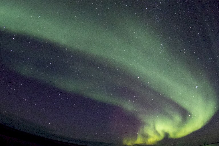 Eén avond heel mooi noorderlicht!