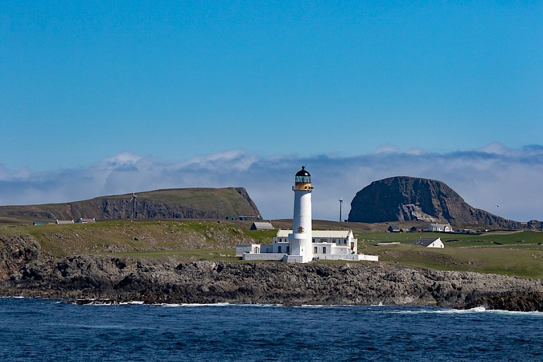 Vuurtoren van Fair Isle.