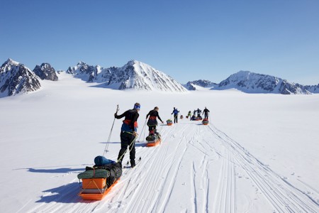 Skitrekking Newtontoppen, Spitsbergen.