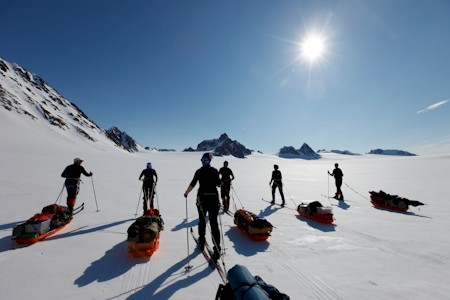 Skitrekking Newtontoppen, Spitsbergen.