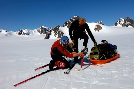 Skitrekking Newtontoppen, Spitsbergen.