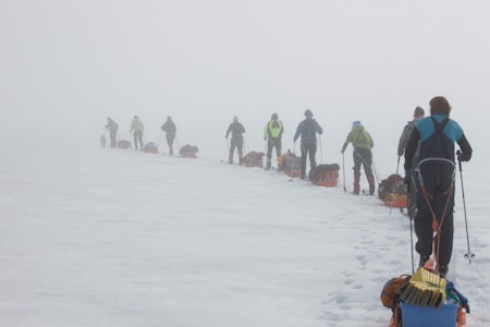 Skitrekking Newtontoppen, Spitsbergen.